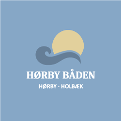 HØRBY FÆRGEKRO lyseblå logo